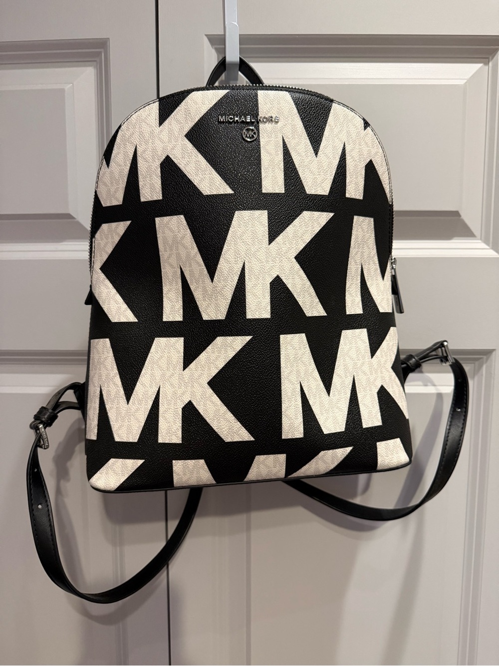 Michael Kors Cindy Large Graphic Logo Backpack